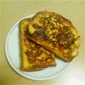 ピーナッツ子♪'s cooksnap of when they made 砂糖を使わずフレンチトースト。.