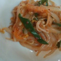 きざみカレーそば's cooksnap of when they made もやしとエノキのキムチ和え.