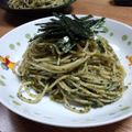 はらだんご's cooksnap of when they made ***大葉海苔チーズソース★パスタ***.