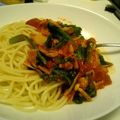 kaz2ie.TM.R.com's cooksnap of when they made 菜の花とトマト缶の炒め煮.