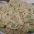 sanaeringo's cooksnap of when they made アボカドとツナのクリーミーなパスタ.