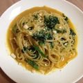 アキラ１０００'s cooksnap of when they made 簡単♪釜玉風パスタ♡.