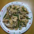 ysachie's cooksnap of when they made スタミナ満点‼豚肉とニンニクの芽炒め.