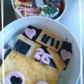 ぽぽぽんでぽん's cooksnap of when they made キャラ弁☆高所作業車弁当☆.