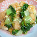 コモペット's cooksnap of when they made チンゲンサイとの厚揚げ炒め物.