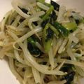 幸せ姫's cooksnap of when they made 簡単★もやしとほうれん草の中華蒸し.
