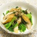 sakuni's cooksnap of when they made 菜ばなとちくわの辛子あえ.