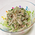KIKISUKE's cooksnap of when they made ツナとエノキとキュウリの梅マヨネーズ和え.