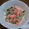 のんちゃんたまちゃん's cooksnap of when they made 小松菜のカツオマヨサラダ.