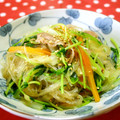 薄荷パン's cooksnap of when they made 旨い！白菜と春雨と豆苗の中華炒め.