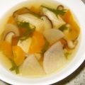peruru202's cooksnap of when they made ブリの入った和風スープ.