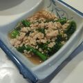 よcco's cooksnap of when they made 優しい味♪菜の花の鶏そぼろ煮.