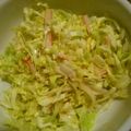 liutan's cooksnap of when they made キャベツとかにかまのサラダ.