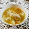 ばけっと's cooksnap of when they made ワンタンスープ.