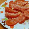 sarii☆☆'s cooksnap of when they made トマトサラダ　～かけるだけ♪～.
