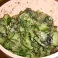 mikiha5's cooksnap of when they made ごま油がイイ♪きゅうりのゴマ和え♪.