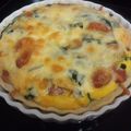 初号機発進's cooksnap of when they made ほうれん草とウィンナーのキッシュ.