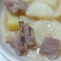 にしわきはるな's cooksnap of when they made 牛すじと大根のスープ.