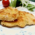 あいざら's cooksnap of when they made ササミのチーズカツ☆中身は大葉としらす.
