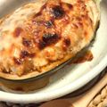 ミッチェルズ's cooksnap of when they made 丸ごとナスのミートソースグラタン.