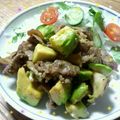 あかぴーー's cooksnap of when they made 牛肉とアボカドのハニーマスタード炒め.