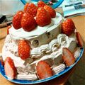 あさみーるともみーる's cooksnap of when they made 14歳リクエスト誕生日ケーキ（チョコ）.