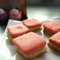 mahalo05's cooksnap of when they made 雛祭に♪菱餅型練乳クリームサンドクッキー.