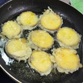 こま1018's cooksnap of when they made 時短さつまいもの天ぷら.