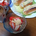 よちりん's cooksnap of when they made 練乳いちごにきな粉♪.