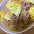いなぬ's cooksnap of when they made ヘルシー♪キャベツと春雨たっぷり豚肉炒め.