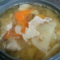 めかにか's cooksnap of when they made 我が家の野菜たっぷり豚汁.