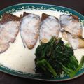 32歳の初自炊's cooksnap of when they made ホワイトソースでご馳走風☆鮭のムニエル.