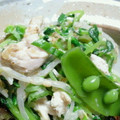 howaiku's cooksnap of when they made 豆苗とささみのバンバンジー風.