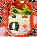 みるくだんご's cooksnap of when they made ✿乗せるだけのひな祭り弁当✿.