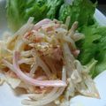 すいちゅうか's cooksnap of when they made キャベツともやしと魚肉ソーセージのサラダ.