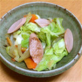 うに子's cooksnap of when they made キャベツと魚ニソの炒め物.