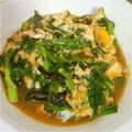 kuryuu's cooksnap of when they made ニラの卵とじ♪.