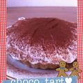 kaede:mama's cooksnap of when they made 濃厚*チョコバナナタルト.