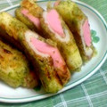 マロネーゼ's cooksnap of when they made ちくわと魚肉ソーセージの磯辺揚げ.