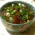 painwood's cooksnap of when they made カジキマグロで漬け丼♪.