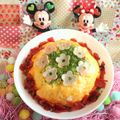 みなみんくっきんぐ's cooksnap of when they made ロースハムで可愛いオムライス.