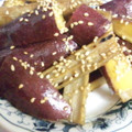 めーちこ's cooksnap of when they made ゴボウとサツマイモの甘辛炒め.
