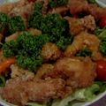 まりもりくん's cooksnap of when they made 鶏ムネ肉でから揚げ～✿.