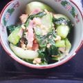 ＊白花＊'s cooksnap of when they made ご飯にあう青梗菜の炒めもの.