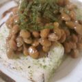 umeおねえ's cooksnap of when they made 青のり味焼き豆腐の納豆がけ.