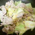haru33's cooksnap of when they made ■糖質制限■豚肉キャベツ簡単マヨ味お弁当.