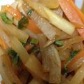 キリンとななこ's cooksnap of when they made 大根と人参の甘辛炒め.
