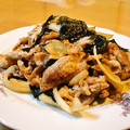 ありかん's cooksnap of when they made ✿豚肉とわかめのコンソメマヨ炒め✿.