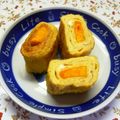 kurukurumin's cooksnap of when they made ✿かぼちゃ入り❀甘い✿玉子焼き.