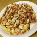 ぽりぽり拓庵's cooksnap of when they made 豆腐ステーキ＆アーモンドベーコンソース.